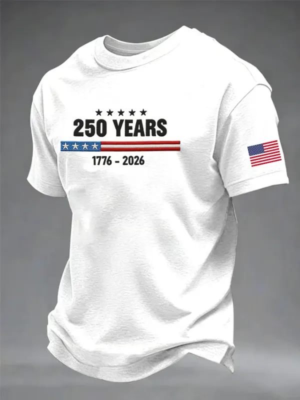 Men's 250th Anniversary Printed T-Shirt