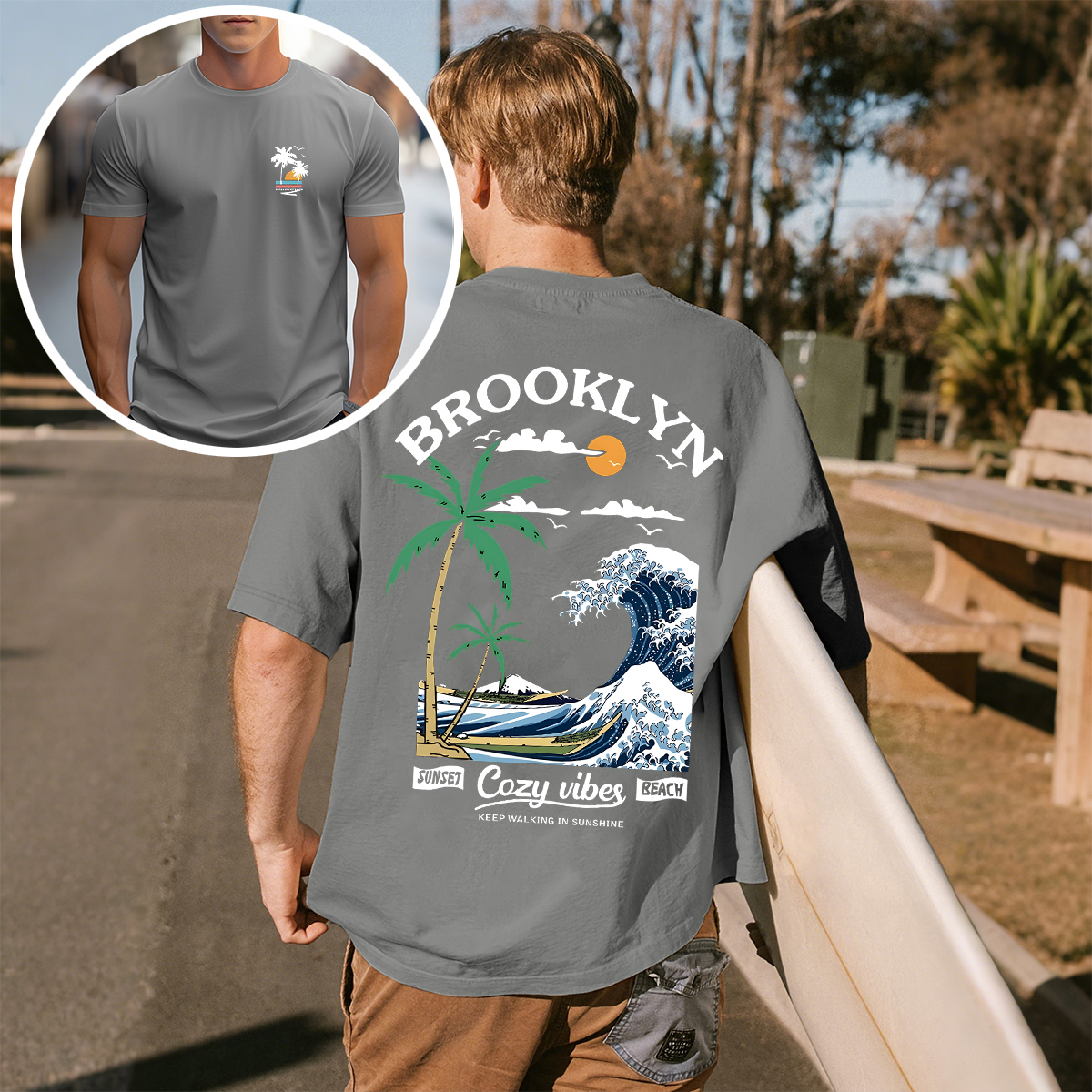 Coastal Brooklyn Inspired Graphic T-Shirt