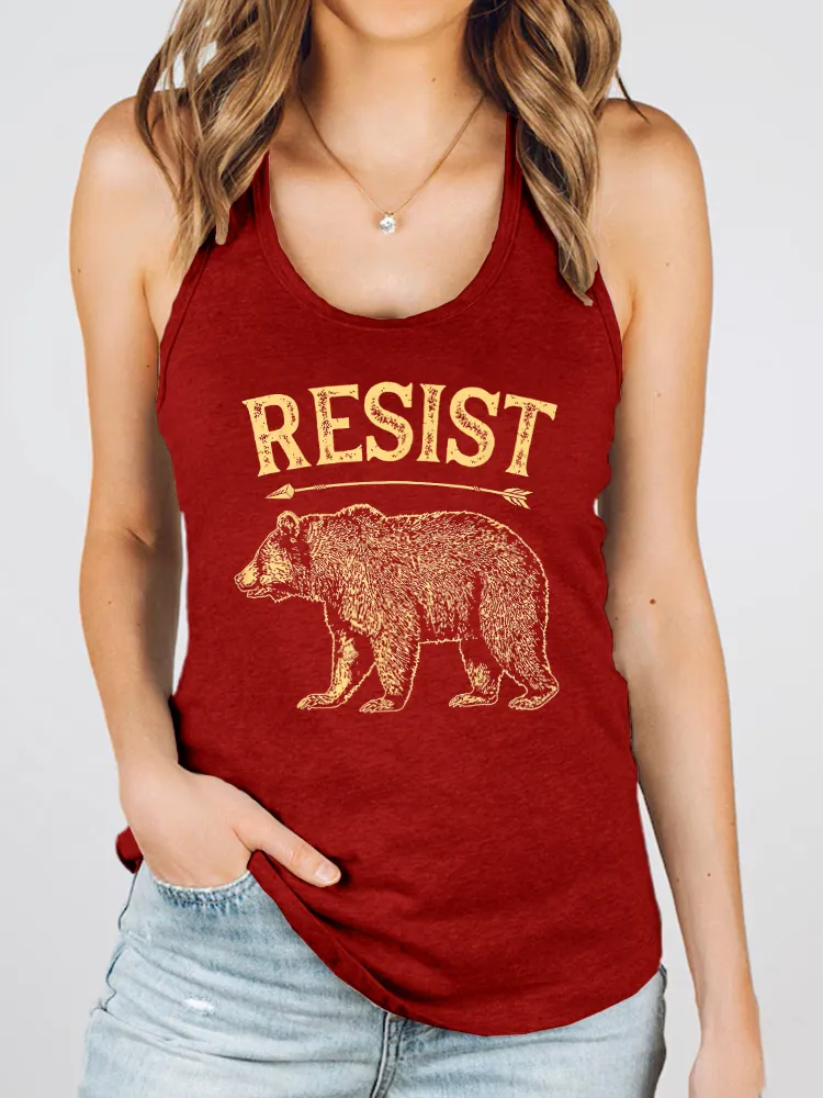 Women's Protect Our National Parks Round-Necked Sleeveless Vest