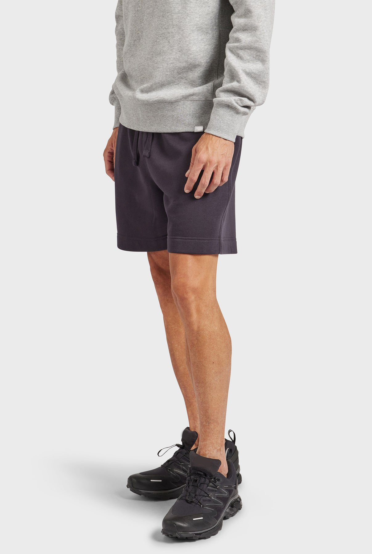 Academy Sweat Short-Oxford heather