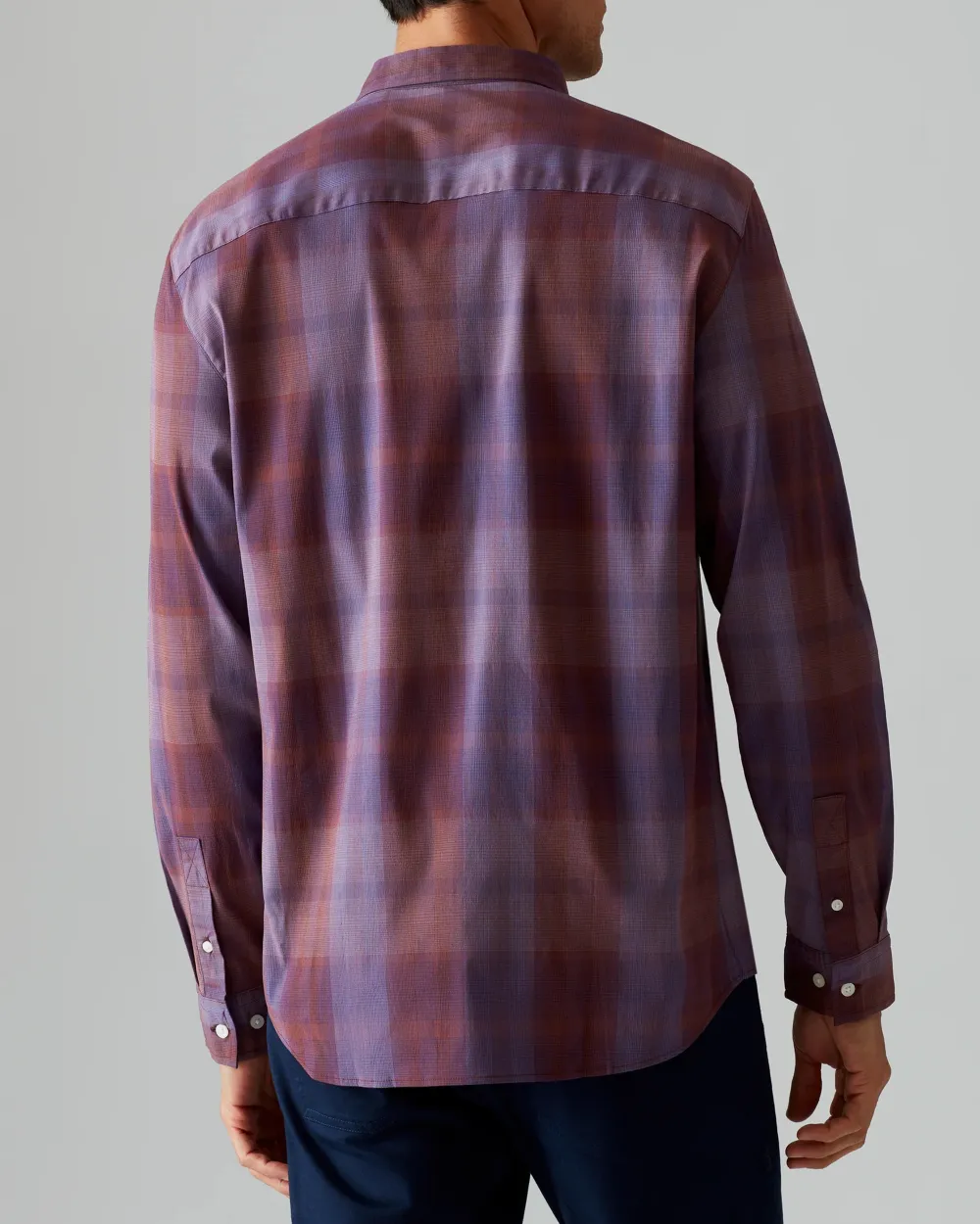 Men's Plaid Long Sleeve Button Up Shirts
