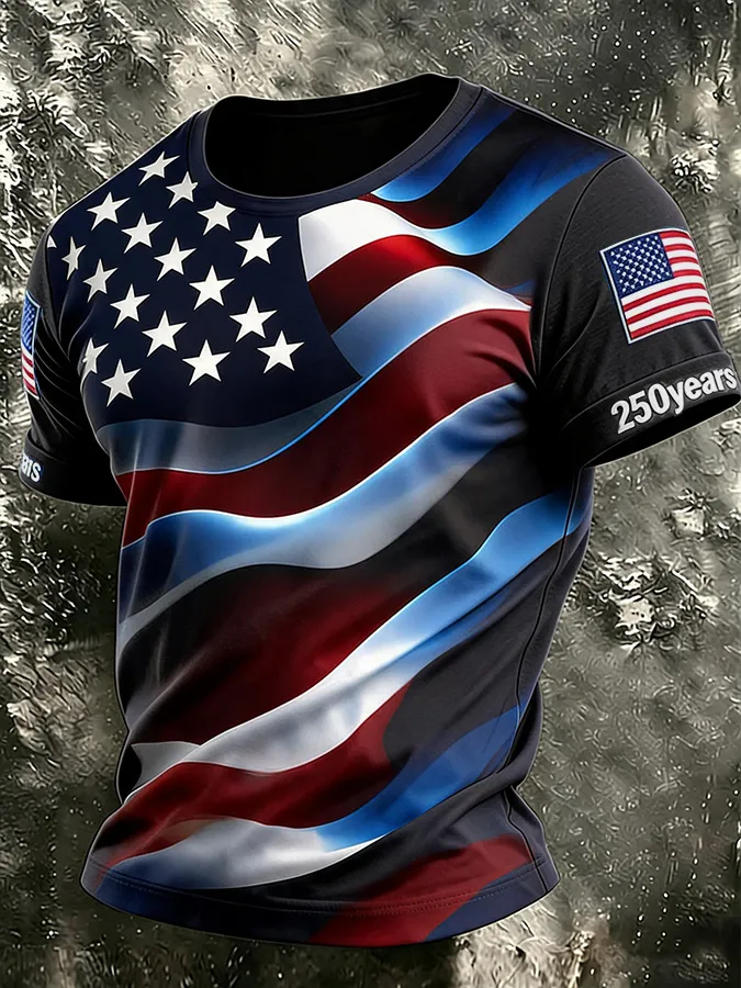 Men's USA Print T-Shirt