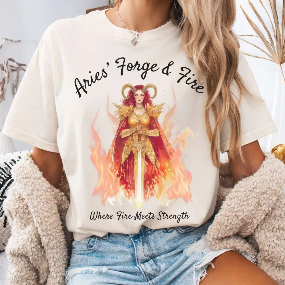 Aries' Forge & Fire Zodiac Shirt