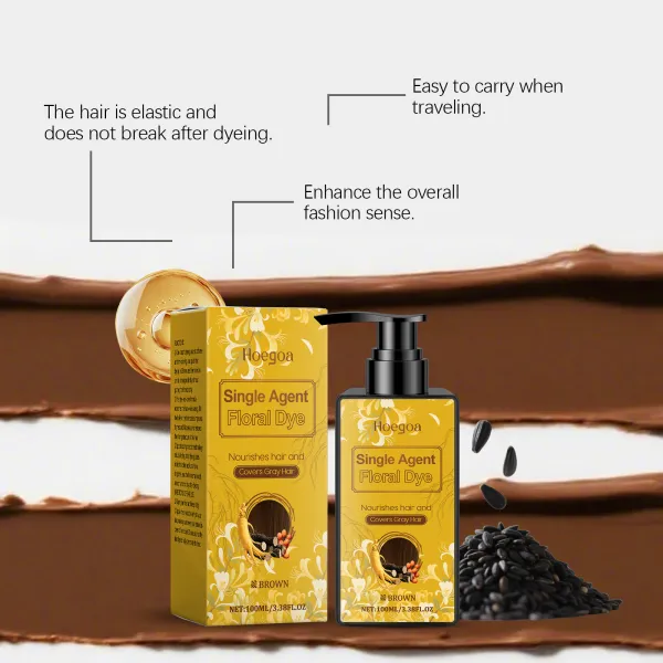 Brown hair care agent