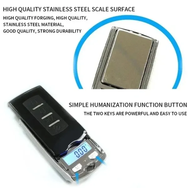 Car Key Shape Electronic Scales