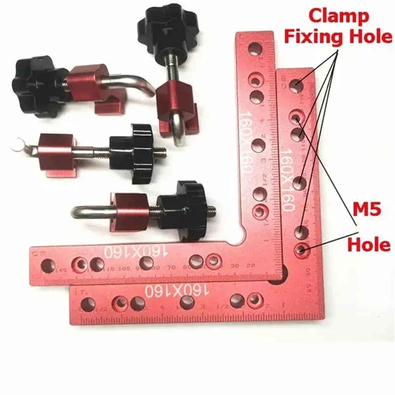 Precision Positioning Woodworking Right Angle Clamp