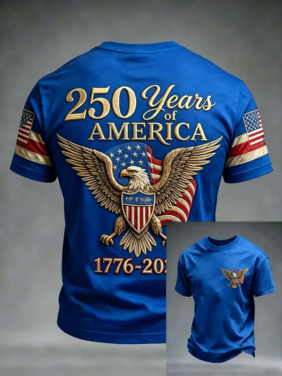 Men's America's 250th Anniversary Faith Print Shirt