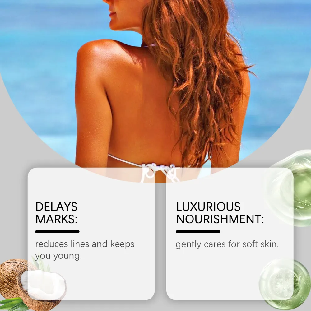 OceAura Sun-Kissed Perfection with Coconut: Tans Naturally, Nourishes Deeply, Lasts Longer