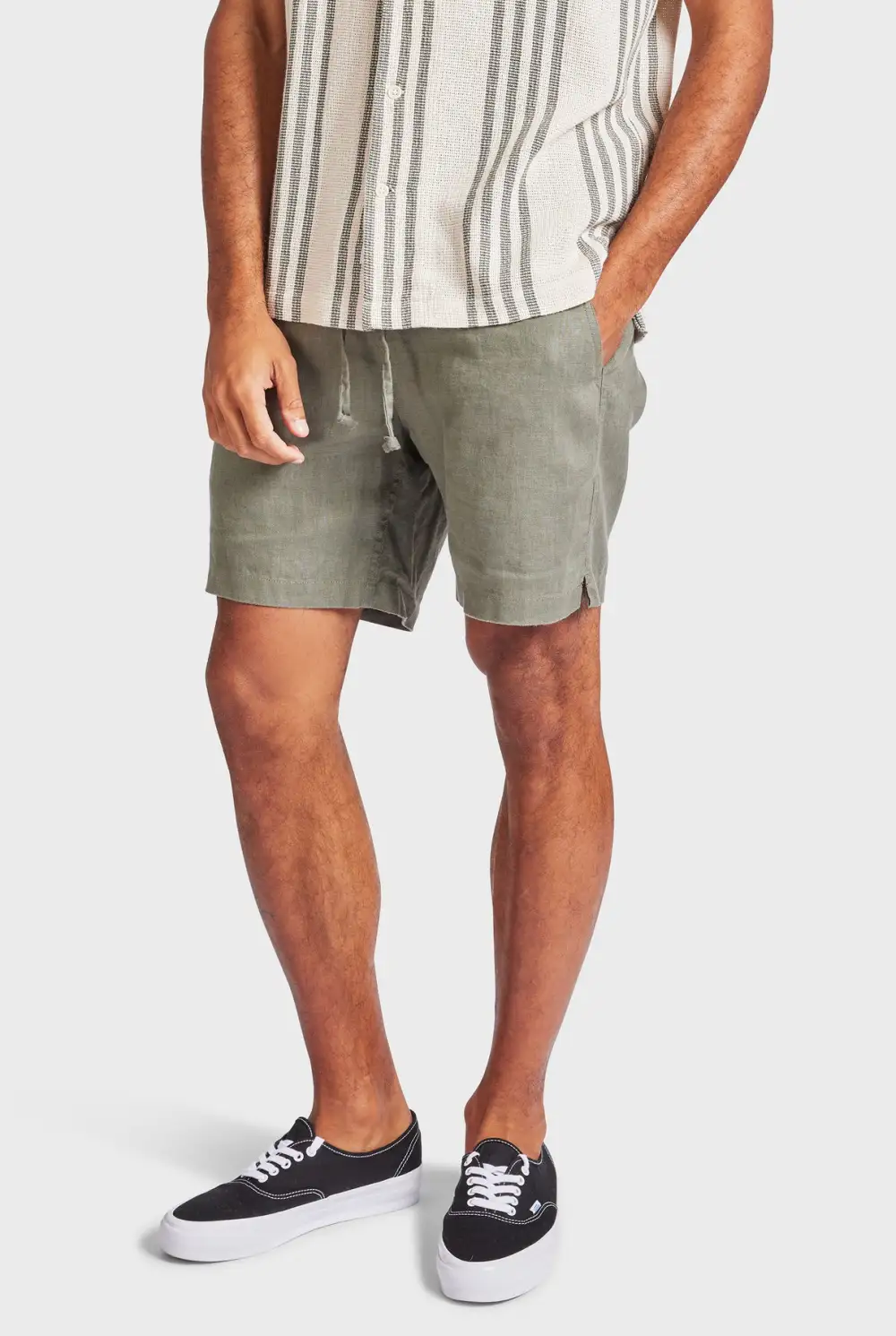 Bluegrass Linen Elastic Waist Short