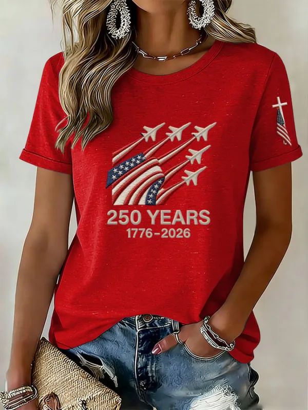 Women's Casual U.S. 250th Anniversary T-Shirt