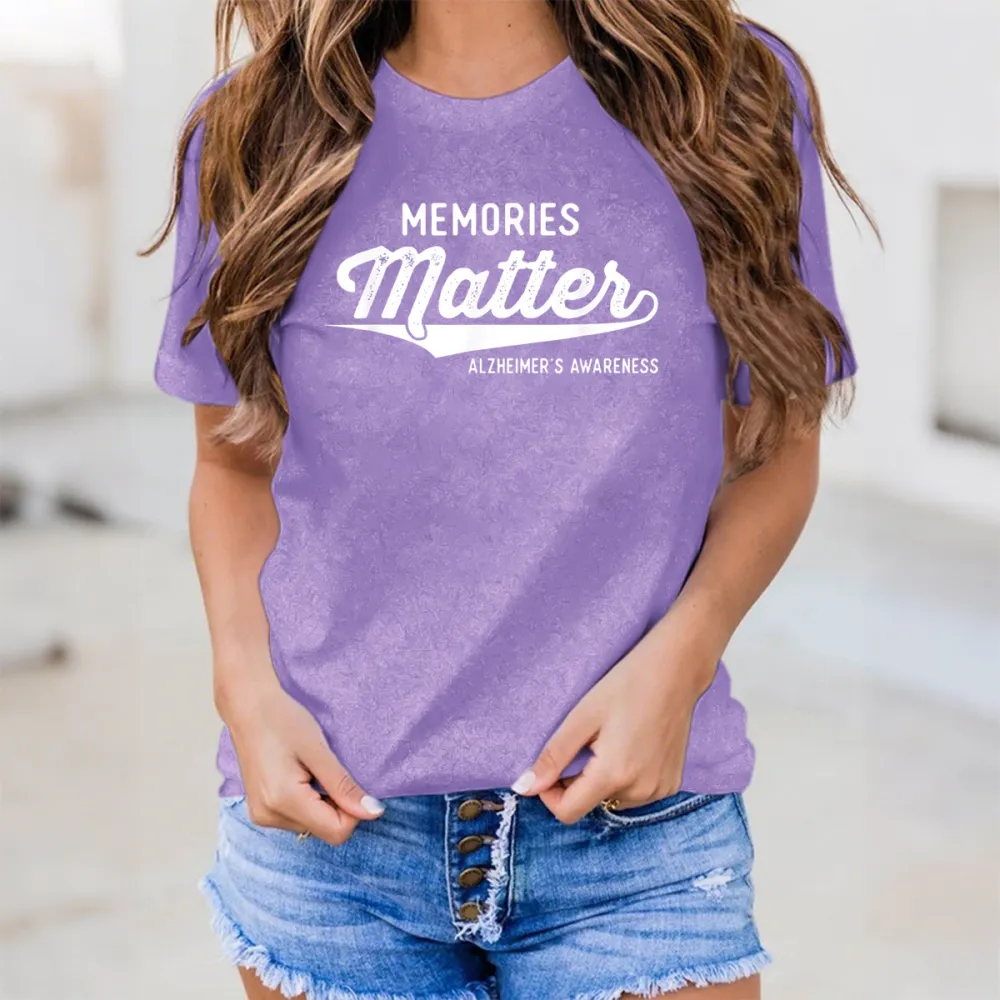 Round-Neck Short-Sleeved T-shirt