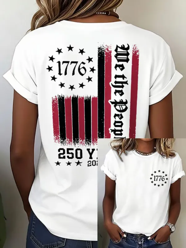 Women'S We The People Printed Casual T-Shirt