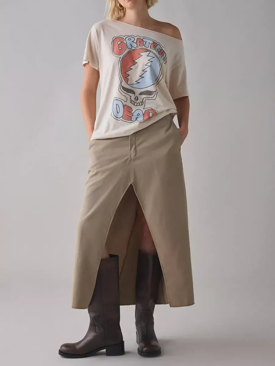 Women's Rock Style Pure Cotton T-Shirt