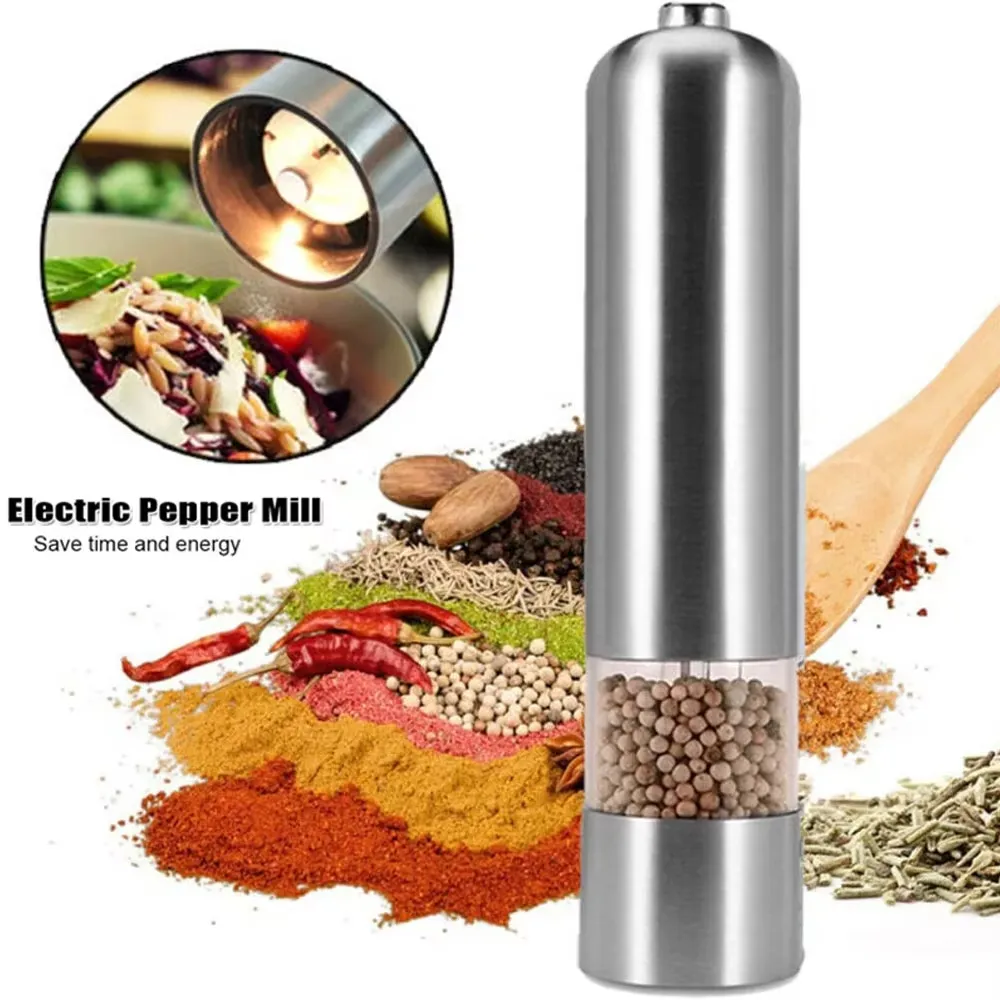 Stainless Steel Pepper Mill