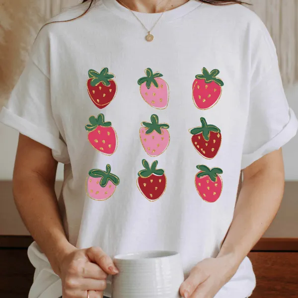 Everyday Strawberry Graphic Tee
