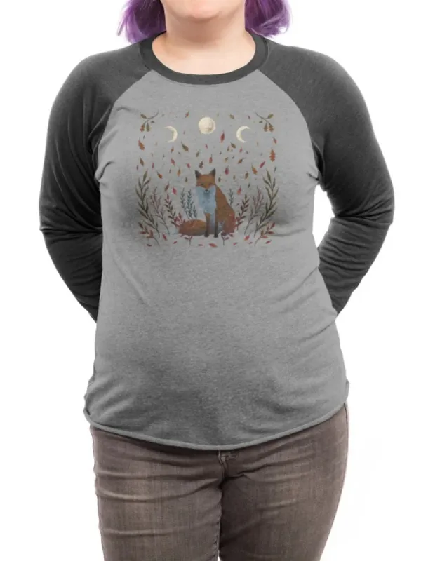 Fox Print Long Sleeve T-Shirt