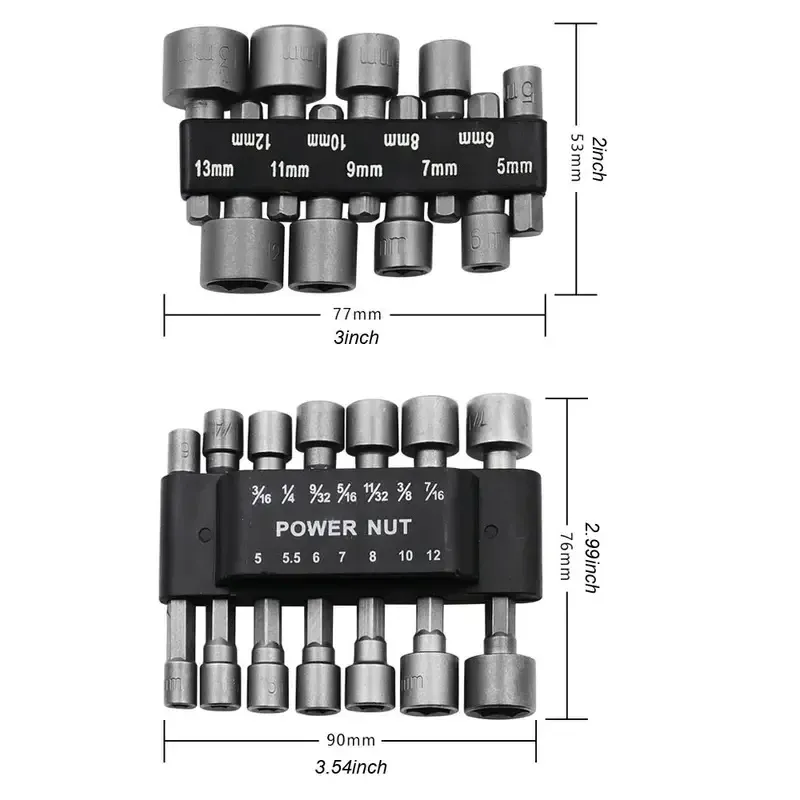 Multi-Size Socket Bit Set