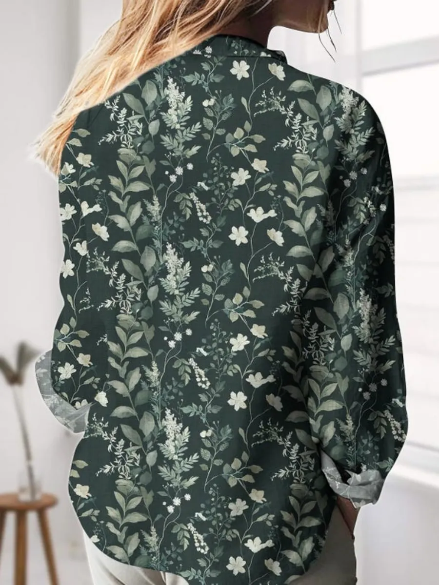Botanical Button Up Shirt