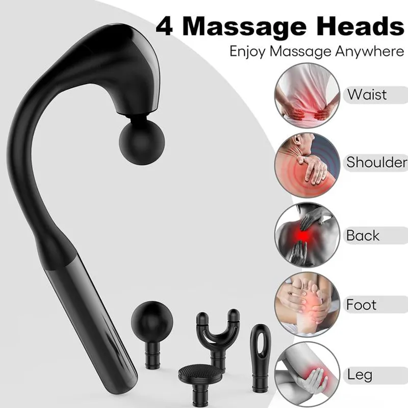 ⏳Time-limited Special⌛U-shaped Extended Comfortable Massage Fascia Gun
