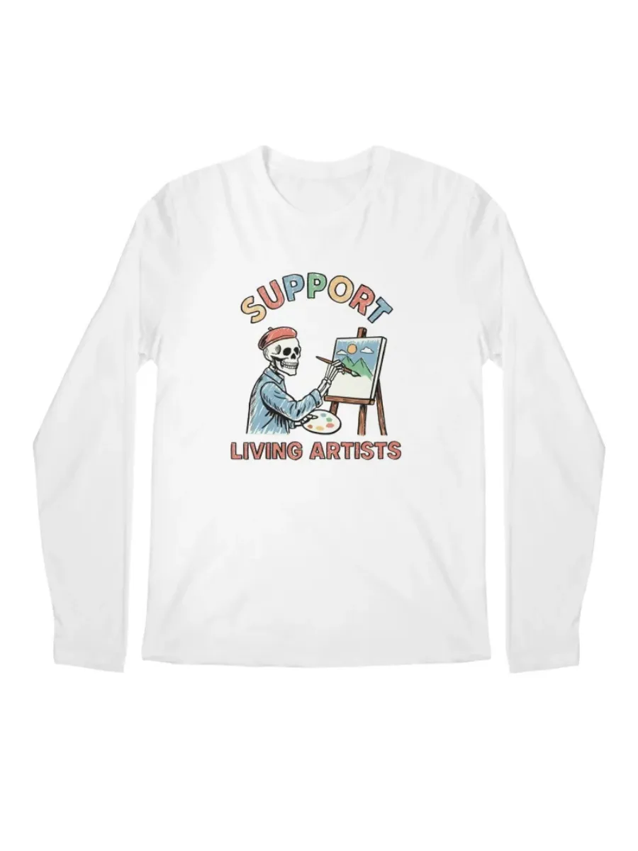 Skeleton Artist Graphic Tee