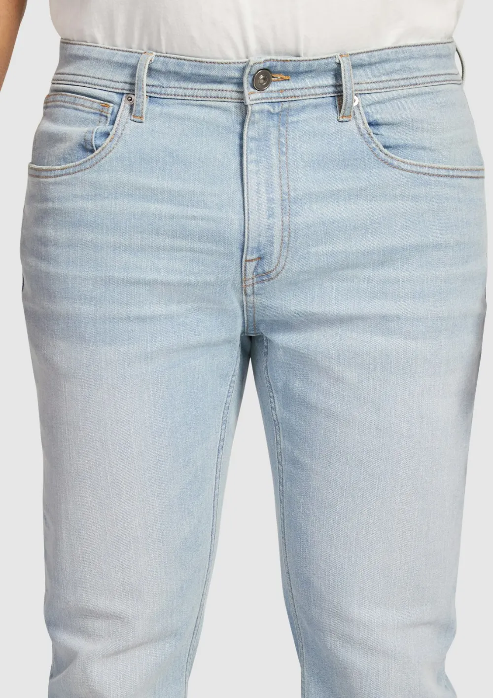 Dark Wash Tapered Jeans