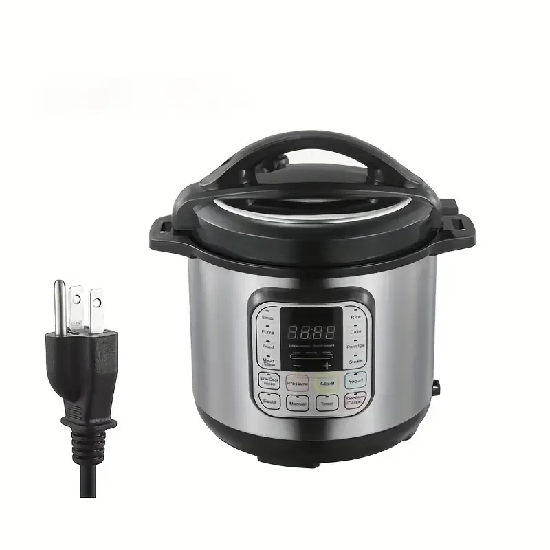 Black 7-in-1 Electric Pressure Cooker Slow Cooker Rice