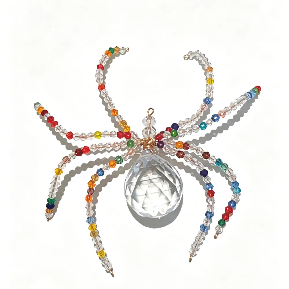 2026 Halloween Crystal Spider Party Scene Ornament Pendant Ornament