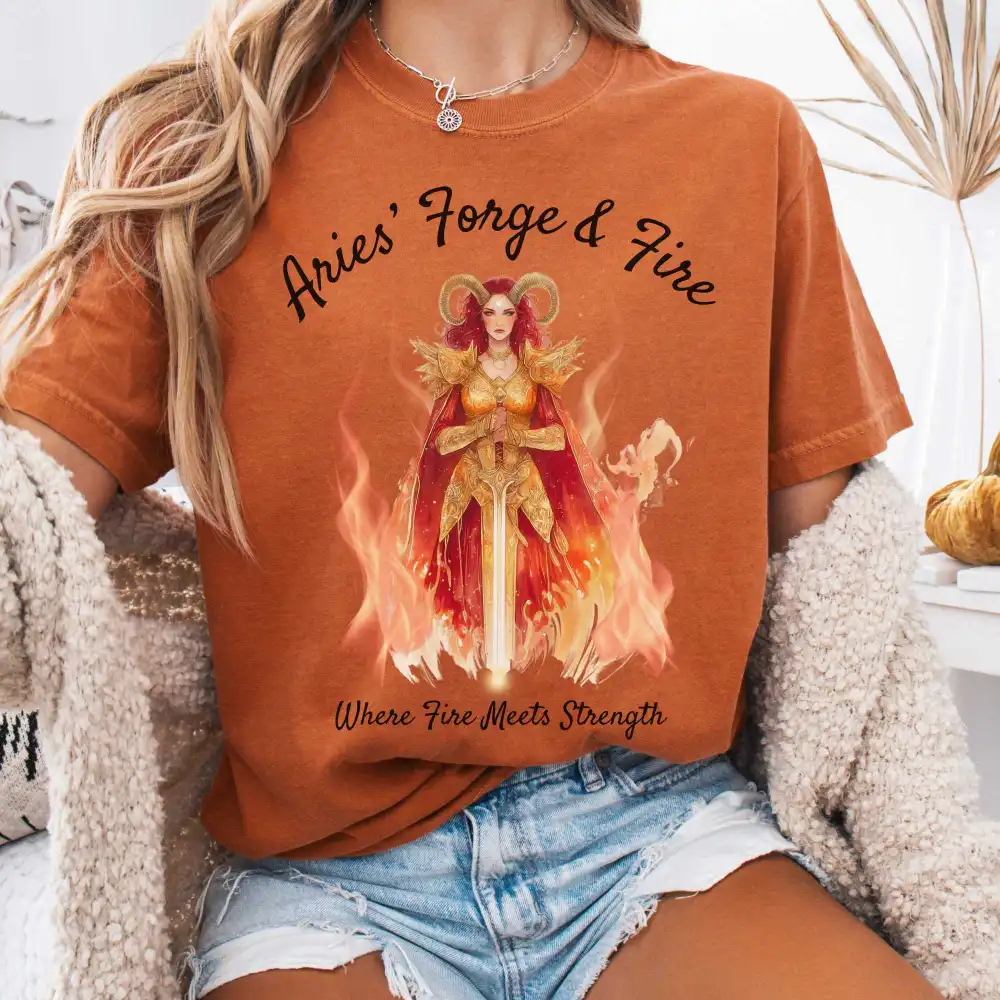 Aries' Forge & Fire Zodiac Shirt