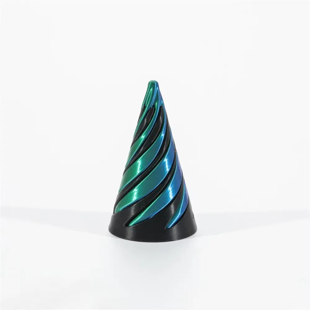 3D Printed Spiral Cone Toy Impossible Pyramid