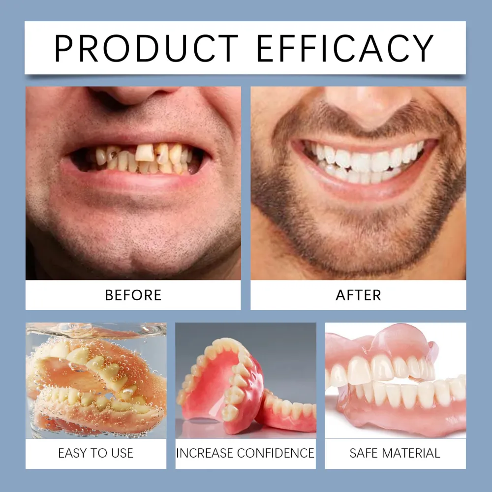 Denture decoration denture set
