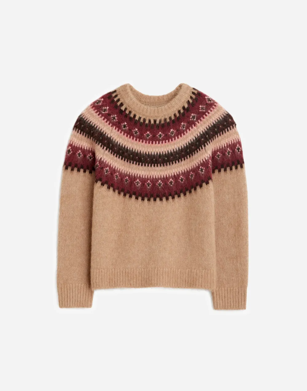 Alpaca-Blend Art Graphic Sweaters