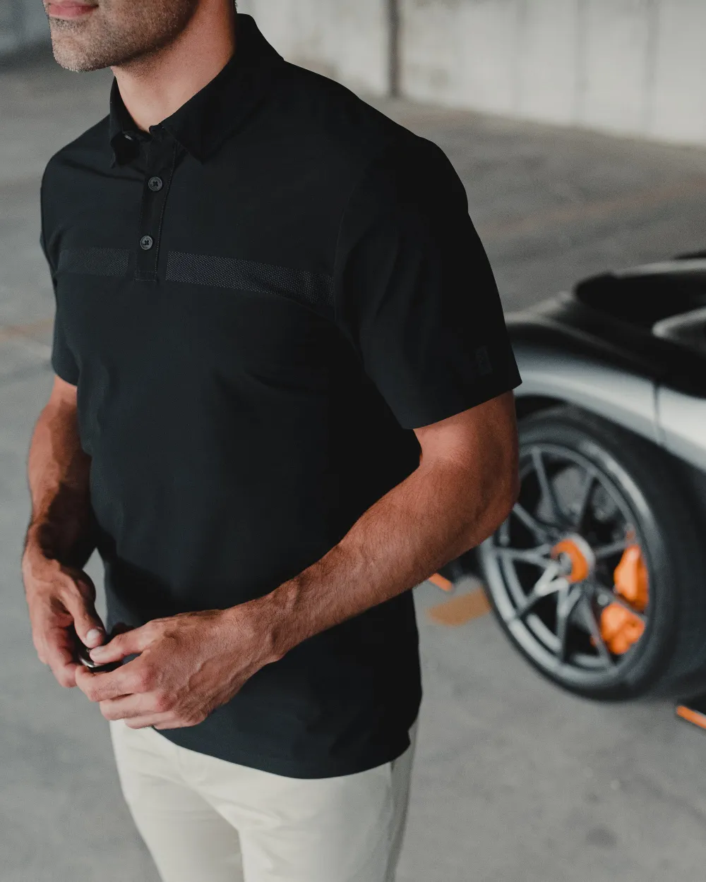 Men's Short Sleeve Dry Fit Polo T-Shirts