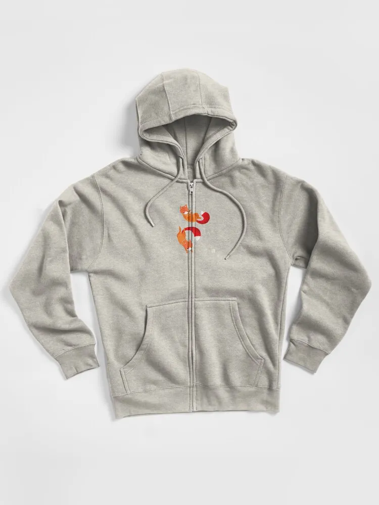 Space Foxes Zipped Hoodie