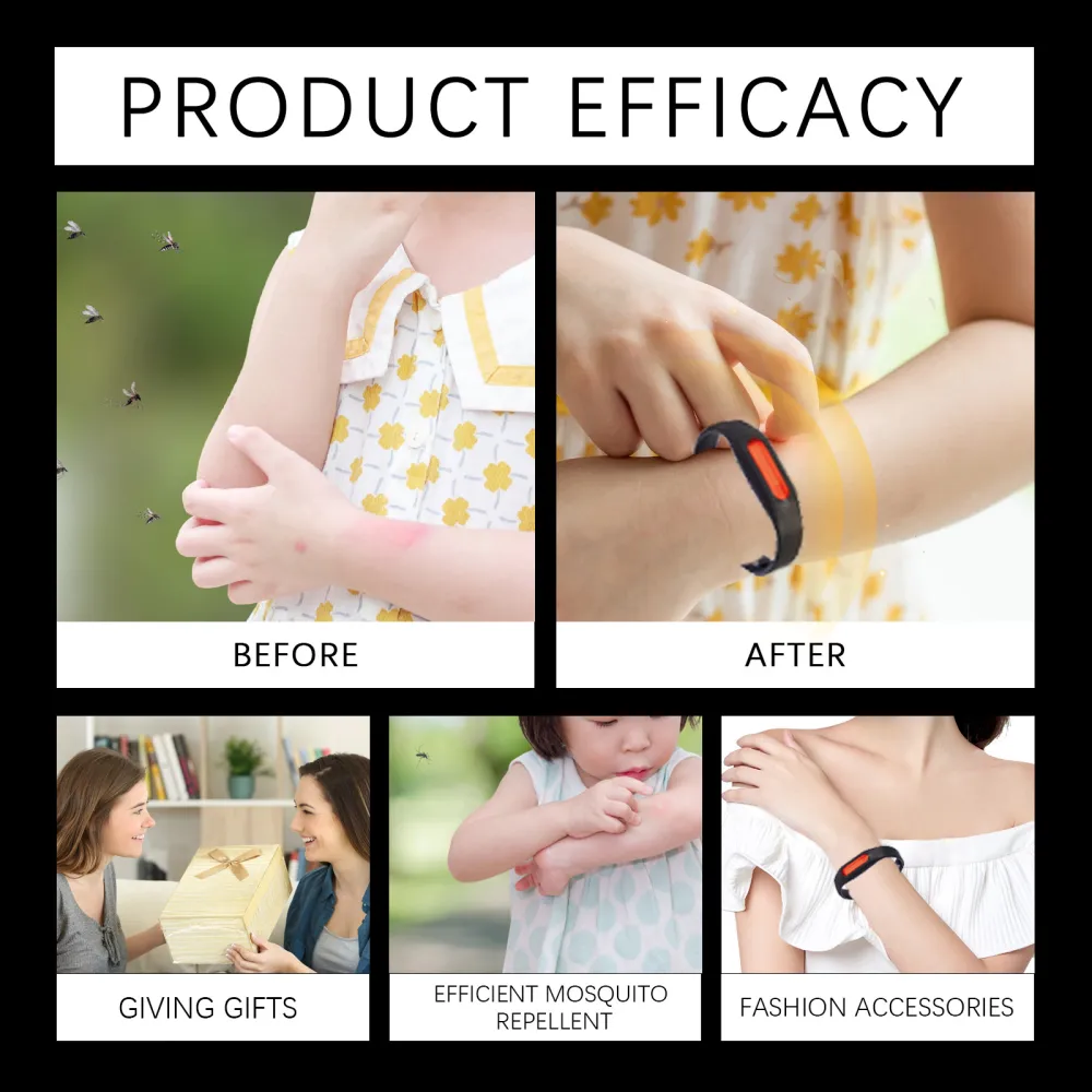 anti-mosquito silicone wristband