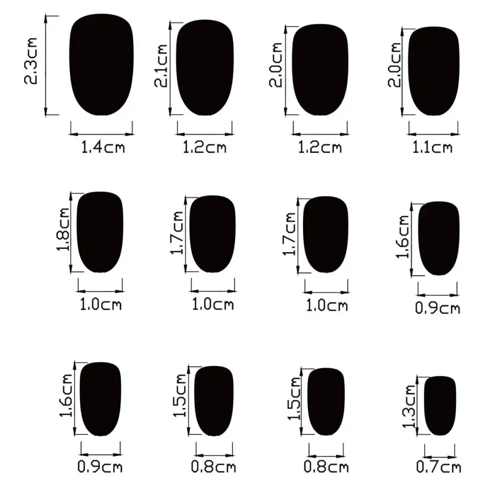 Nailhour 24Pcs 3D Chrome Floral Short Oval Sheer Press On Nails