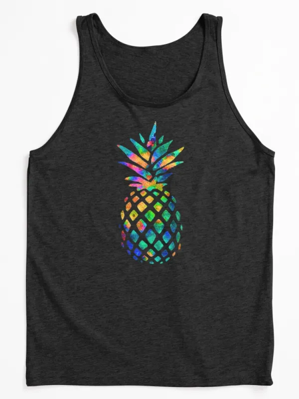 Rainbow Pineapple Tank Top