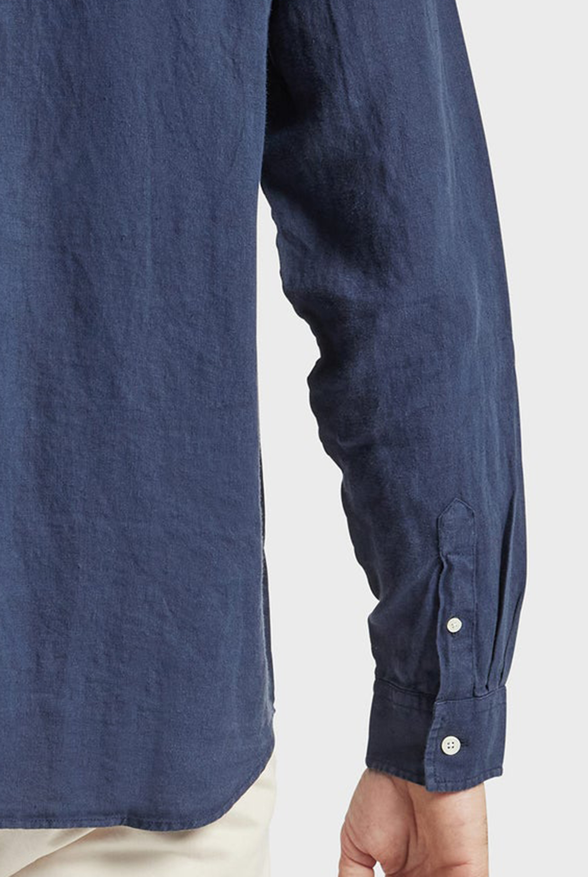 Mick Linen Shirt-Navy