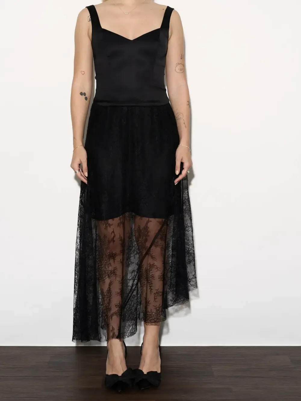 Black Lace Skirt