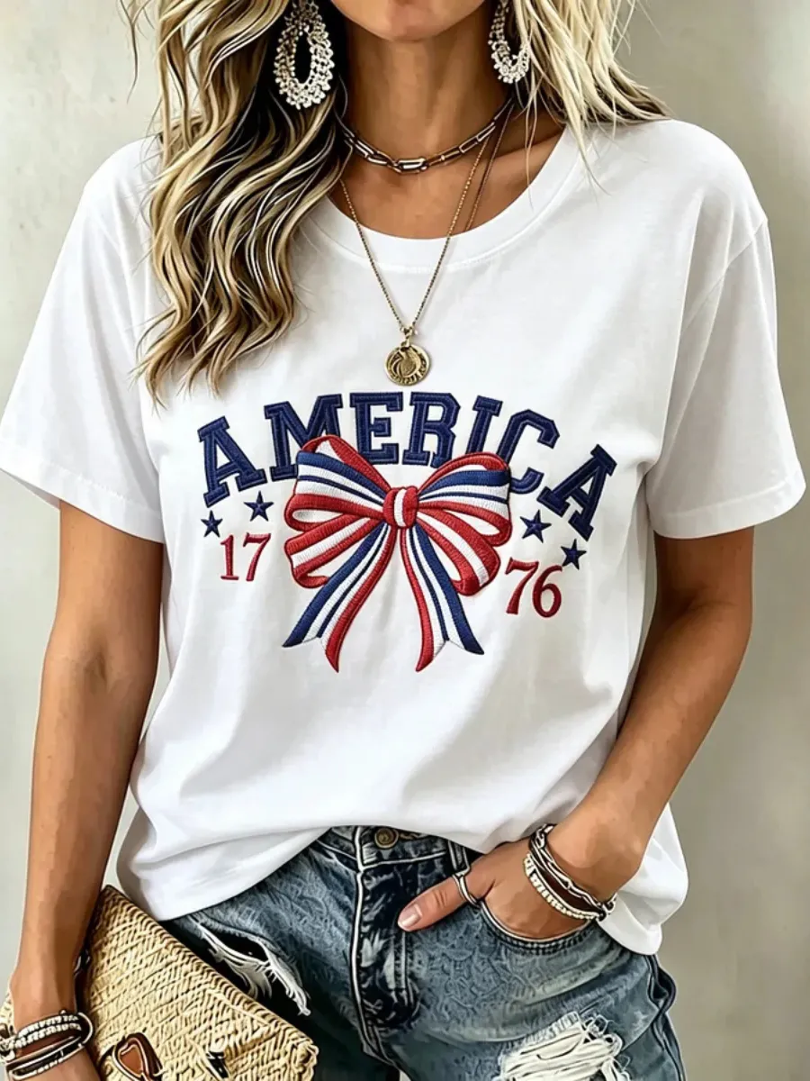 Women's America's 250th Anniversary Printed T-Shirt