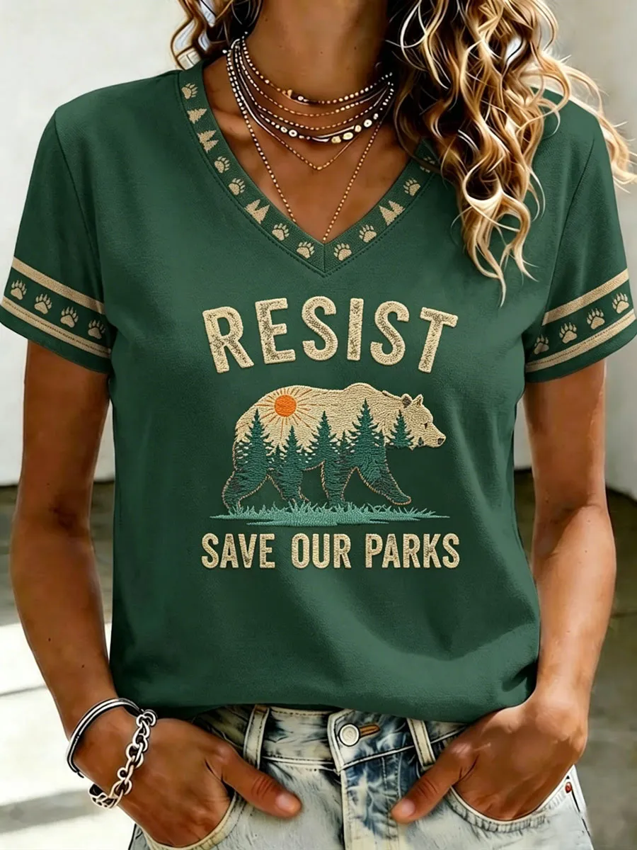 Women's Protect Our Forests Print T-shirt