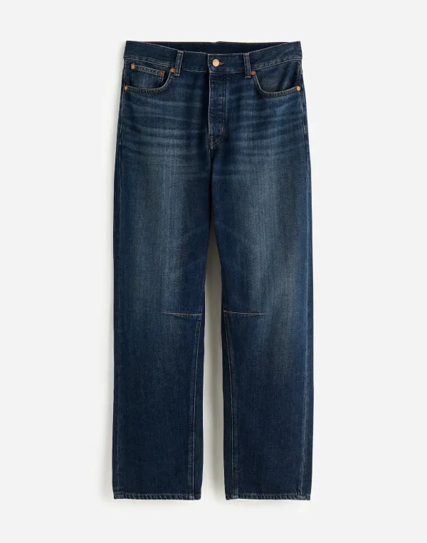 The Darted Barrel-Leg Jeans