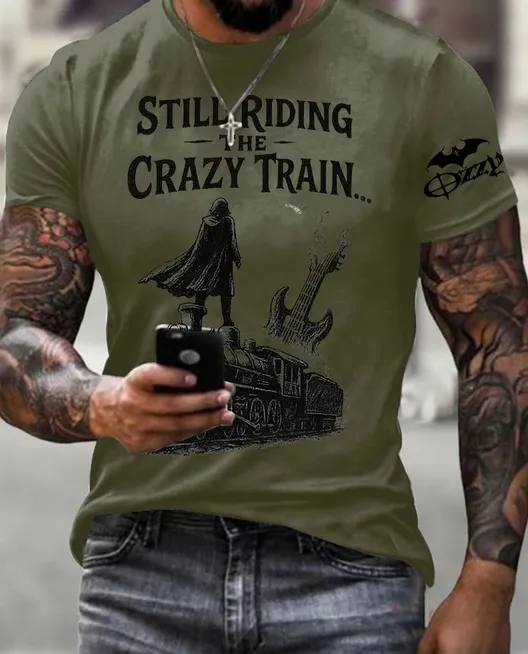 Men'S Ozzy Osbourne Printed T-Shirt
