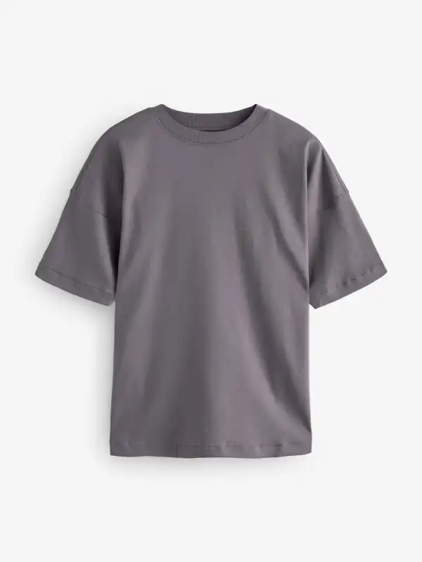 3-Piece Set Of Oversized Pure Cotton T-Shirts