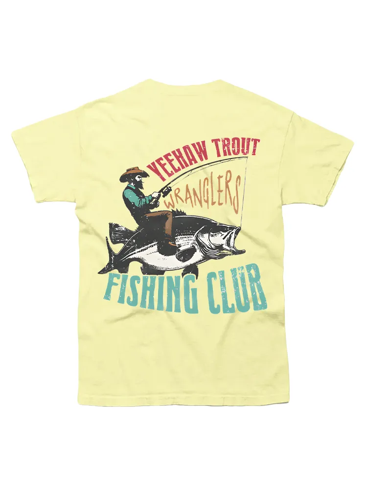 Trendy Western Fishing Club T-shirt