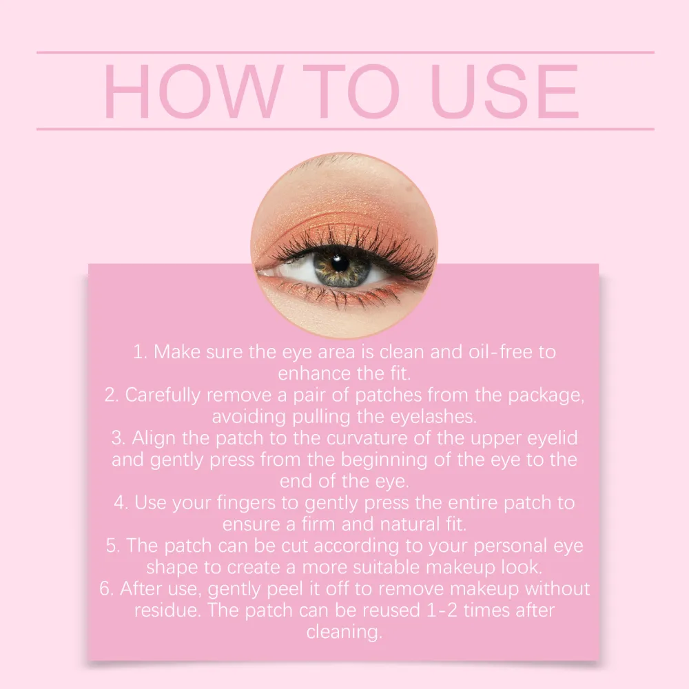 Eyeshadow mascara patch