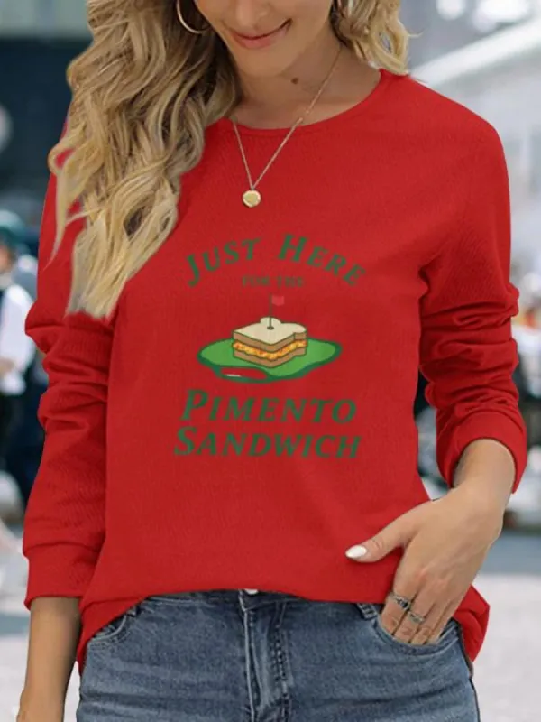 Sandwich Graphic Long Sleeve Tee