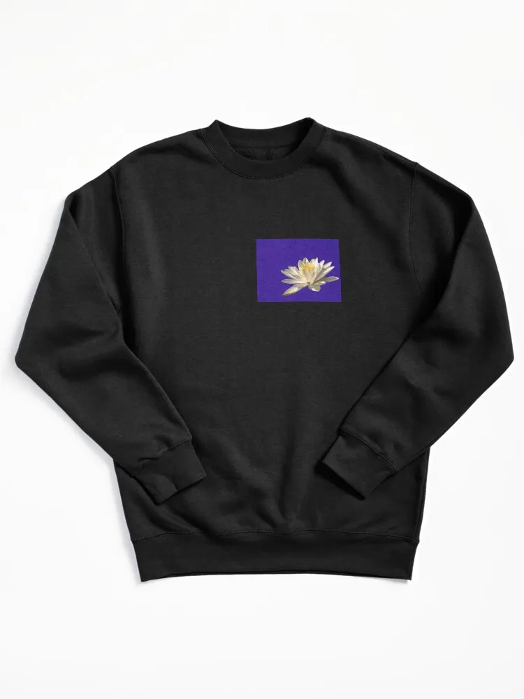 Water Lily Blues Pullover Sweatshirt