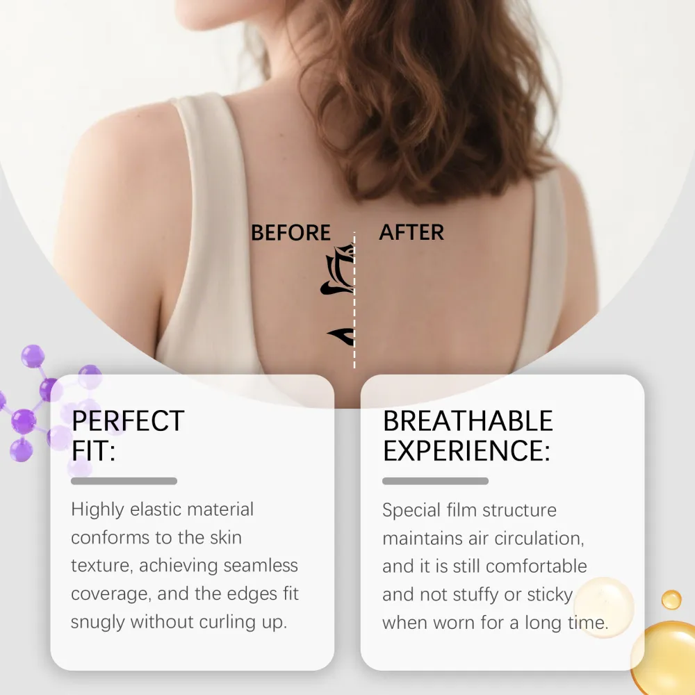 Jaysuing Tattoo Cover Patch - Gentle Adhesive, Skin-Friendly & Breathable Concealer for Seamless Coverage -$AC