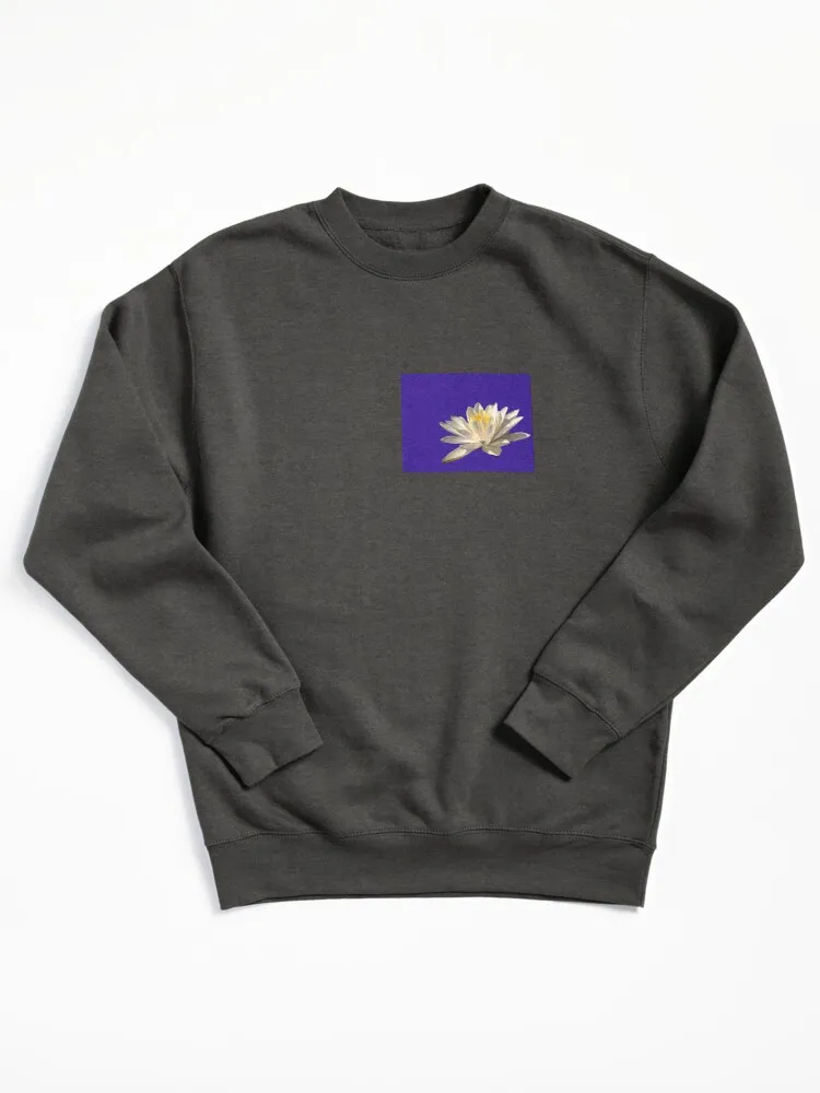 Water Lily Blues Pullover Sweatshirt