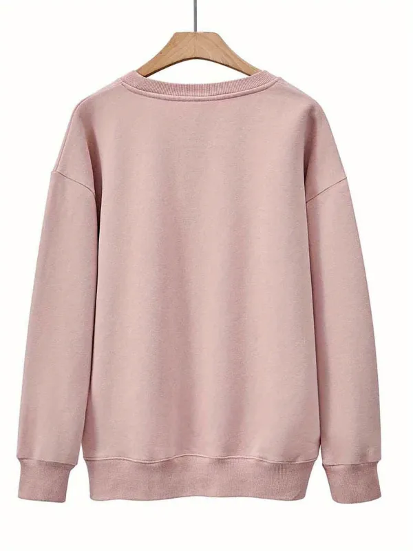 Flowers And Sea Turtles Print Long Sleeve Women Sweatshirt